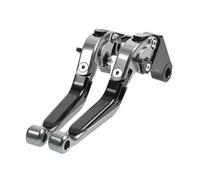 CEWSUIO Rider Control Compatible with for YZF-R1 2009 2010 2011 2012 2013 2014 Motorbike Adjustable Folding Brake Clutch Lever Handbrake Handles Levers(Gray-Black)