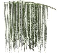 CEWUDA 2Pcs Hanging Amaranthus Fake Moss Vines Garland 29 Inch Forest Green