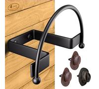 CEXDEXIONC Cowboy Hat Rack for Wall (4 Packs) Cowboy Hat Holder Hat Hanger Wall Mount Black Western Hat Hooks Wide Brim Hat Organizer