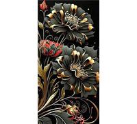 Cexeqee Large Diamond Painting Kits for Adults, Flower 5D Diamond Art Kits,DIY Round/Square Full Drill Gem Art Rhinestone Cross Stitch Diamond Paintings for Kids,for Home Decor Gifts 80x160cm/32x62in