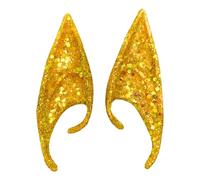 Cexiakong Elf Ears Party Elf Ears 1 Pair Soft Elf Ears Elf Ears Latex Elf Outfit Fairy Ears Party Ears Party Halloween Elf Party Accessories Halloween Party Decorations Accessories Party Club, orange,