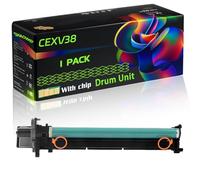 CEXV38 Compatible for Canon Drum Unit with Chip iR ADVANCE 4225i 4235i iR4025i iR4035i iR4225i iR4235i iR4245i Printers (1 Pack Black)