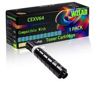 CEXV64 C-EXV64 Compatible for Canon Toner Cartridge with Chip imageRUNNER Advance DX C3900 C3922i C3926i C3930i Printers (1 Pack Cyan)