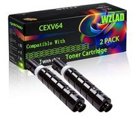 CEXV64 C-EXV64 Compatible for Canon Toner Cartridge with Chip imageRUNNER Advance DX C3900 C3922i C3926i C3930i Printers (2 Pack Black)