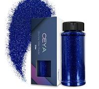 Ceya 3.5oz/ 100g Ultra Fine Glitter Powder Klein Blue Glitter 1/128” 0.008” 0.2mm for Slime Epoxy Resin Craft Tumbler Jewelry Nail Art Festival Makeup Scrapbook Painting Wedding Cards