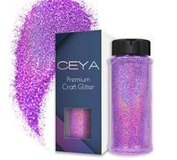 Ceya 3.5oz/ 100g Ultra Fine Glitter Powder Laser Light Purple Glitter