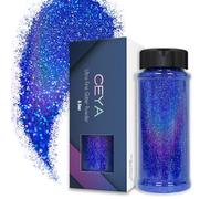 Ceya 3.5oz/ 100g Ultra Fine Glitter Powder Laser Royal Blue Holographic Glitter 1/128” 0.008” 0.2mm for Slime Epoxy Resin Craft Tumbler Jewelry Nail Art Festival Makeup Painting Wedding Cards