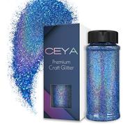 Ceya 3.5oz/ 100g Ultra Fine Glitter Powder Laser Sapphire Blue Glitter