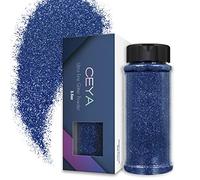 Ceya 3.5oz/ 100g Ultra Fine Glitter Powder Sapphire Blue Glitter 1/128” 0.008” 0.2mm for Resin Tumbler Jewelry Nail Art Face Body Festival Makeup Scrapbook Wedding Cards Painting Arts