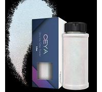 Ceya 3.8oz/ 110g Ultra Fine Glitter Powder Colorful Blue Iridescent Glitter 1/128” 0.008” 0.2mm for Slime Epoxy Resin Craft Tumbler Jewelry Nail Art Festival Makeup Scrapbook Painting Wedding Cards