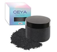 Ceya Mica Powder, 5.3oz/ 150g Black Pearlescent Effect Colorant Pigment Powder for Epoxy Resin, Tumblers, Slime Bath Bomb, Soap Dye, Slime, Candle Making, Resin Crafting, Paint, Jewelry, Nail Polish