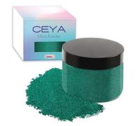 Ceya Mica Powder, 5.3oz/ 150g Pine Green Pearlescent Effect Colorant Pigment Powder for Epoxy Resin, Tumblers, Slime Bath Bomb, Soap Dye, Slime, Candle, Resin Crafting, Paint, Jewelry, Nail Polish