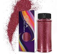 Ceya Ultra Fine Glitter Paint Additive, 3.5oz/ 100g Rose Pink Glitter Wall Paint 1/128” 0.008” 0.2mm for Emulsion Wall, Ceiling, Furniture, Interior Decor, Acrylic, Varnish, Satin, Flat