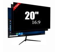 Ceydebne 20 Inch Privacy Screen for Monitor with 16:9 Widescreen Monitor Blue Light Screen Protector - Anti-Glare - Anti-Scratch Protector Film for Data Confidentiality Privacy Shield [2 Pack]