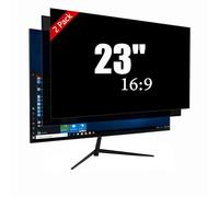 Ceydebne 23 Inch Privacy Screen for Monitor with 16:9 Widescreen Monitor Blue Light Screen Protector - Anti-Glare - Anti-Scratch Protector Film for Data Confidentiality Privacy Shield [2 Pack]