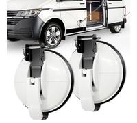 CeyKvo 2 Awning Holders Thule/Fiamma/Dometic, VW T5/T6, Transit, Ducato, White