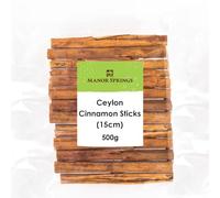 Ceylon Cinnamon Sticks (15cm) 500g by Manor Springs
