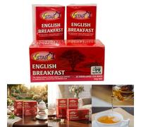 Ceylon English Breakfast Tea Bags - 25 x 2g per Pack - Premium Sri Lankan Black Tea, Rich Full-Bodied Flavor - Perfect for Morning or Afternoon Tea (3 x Boxes)
