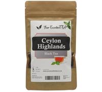 Ceylon Highlands (500g) Black Loose Leaf Tea from high-altitude plantations on Ceylon Island - Sri Lanka Tea Leaves Aromatic Tasty Rich Premium Natural Deep Smooth, Closed in Resealable Pouch