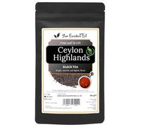 Ceylon Highlands (50g) Black Loose Leaf Tea from high-altitude plantations on Ceylon Island - Sri Lanka Tea Leaves Aromatic Tasty Rich Premium Natural Deep Smooth, Closed in Resealable Pouch