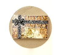 Ceylona Premium Cashew Gift Box 3 Varieties Raw, Roasted Salted & Honey Roasted Cashews Healthy Gourmet Snack Hamper in Elegant Wooden Tray | Ideal for Birthdays, Holidays & Corporate Gifting