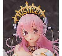 CEYONE Ecchi Figure Anime Figure Super Sonico Libra Ver. 1/7 Complete Figure Removable Clothes Boxed Toy Model Collection Statue Decor 25cm/9.8inch