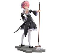 CEYONE Re:Zero Kara Hajimeru Isekai Seikatsu -Ram- 1/7 Anime Figure Cute Cartoon Character Model Collection Staue Toys Doll Decor 22cm/8.6inch