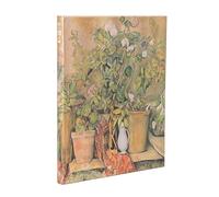 Paperblanks Hardback Journal Cezanne's Terracotta Pots and Flowers – Lined (Elastic Band Closure)