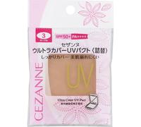 CEZANNE Ultra Cover UV Pact 3 Ochre Refill Skin Makeup To use] Take an appropriate amount onto a puff and apply. Skin Makeup