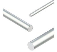 Cezar Aluminium Round Bar Metal Rod (D) 6mm (L) 1 Metre