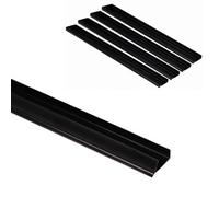 Cezar Black Kitchen Plinth Sealing Strip (L) 1 Metre - 5 Pack