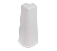 Cezar High Line White External Corner for 75mm PVC Skirting Board