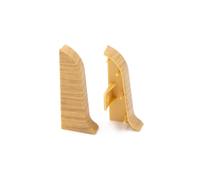Cezar Premium Classic Skirting End Caps (Pair) - Classic Oak