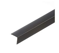Cezar PVC Corner Angle Trim - 10 × 10 mm to 50 × 50 mm - Black Wall Guard Edge Protector - Impact-Resistant 2.5m Length TMW Profiles (30mm x 30mm x 2.5M)