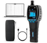 CF-60 PP Handheld Air Quality Monitor with On-Device Data Charts and Exportable Reports, Portable 16-in-1 Detector for AQI, CO2, TVOC, HCHO, PM2.5/10/1.0, Pollen etc. Professional Air Analyser