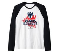 CF Monterrey Vamos Rayados Soccer Raglan Baseball Tee