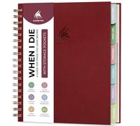 CF "When I Die" Planner (Burgundy, Smaller than A4 (10.5" x 9"))