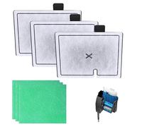 CF1 Filter Service Pack 3 Month, 3+3pc Replacement Kit Compatible with Interpet Internal CF1 Cartridge Filters, Fish Tank Filter Cartridges Kit, with Algaway Pads