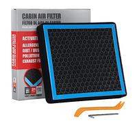 CF10285 Cabin Air Filter with Nutshell Activated Carbon, Compatible with Toyota 4Runner Highlander RAV4 Tundra Camry Corolla Prius Land Cruiser Sequoia Sienna Avalon 2007-2023.
