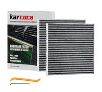 CF11809 Premium Cabin Air Filter With Activated Carbon Compatible with CADILLAC CHEVY SILVERADO GMC SIERRA 2014 2015 2016 2017 2018 2019 2020 2021(2 Pack)