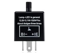 CF13 Adjustable LED Indicator Relay, 12V 3-Pin Electronic Flasher Relay