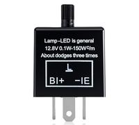 CF13 Adjustable LED Indicator Relay,12V 3-Pin Electronic Flasher Relay