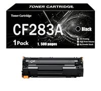 CF283A 83A Toner Cartridge Compatible Replacement for HP with Chip | Replacement for HP LaserJet Pro M201dw M201n MFP M125nw M127fn M127fw M225dn M225dw 1,500 / 2,200 Pages ,A