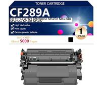 CF289A High Yield Toner Cartridges Compatible for HP LaserJet Enterprise M507n M507dn M528dn M528f M528c Printers, 5000 Pages,Black