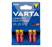 Varta Longlife Max Power AAA Battery (Pack of 4)