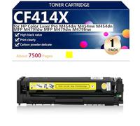 CF414X Toner Cartridge High Capacity Replacement for HP Color Laser Pro M454dw M454nw M454dn MFP M479fdw M479dw M479fnw Printer,Yellow-1 pack