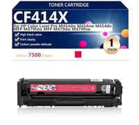 CF414X Toner Cartridge High Capacity Replacement for HP Color Laser Pro M454dw M454nw M454dn MFP M479fdw M479dw M479fnw Printer,Magenta-1 pack