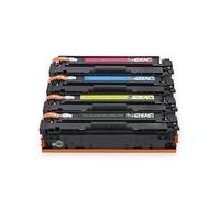 CF530A CF531A CF532A CF533A CF205A Toner Cartridge, Compatible for HP, Compatible For Laserjet， Pro M154a M154nw M180 M180n M180nw M181fw Printer(Color BK C M Y)