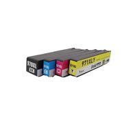 CF970 970XL 971XL Ink Cartridge Compatible For HP Officejet Pro X451dn | X451dw/X476dnMFP, Color Ink Cartridge, Replacement Supply, Office Printing(1SET)