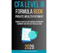 CFA Level III Formula Book: Private Wealth Pathway